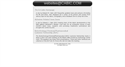 Desktop Screenshot of cabic.com