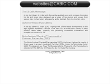 Tablet Screenshot of cabic.com